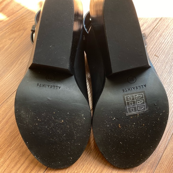 ALL SAINTS Pomola leather heeled sandals - Picture 5 of 8